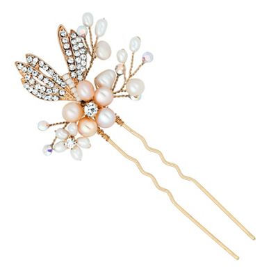 Designer online exclusive freshwater pearl spray hair pin